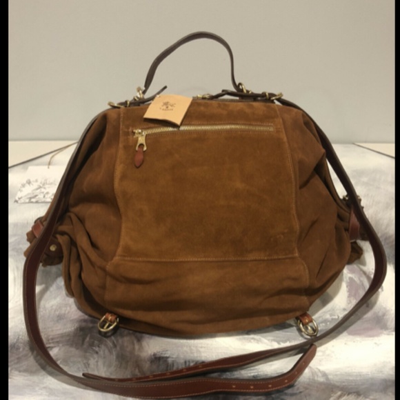 IL Bisonte Suede  Fringe Backpack/ Convertible Bag main image 11